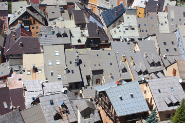 Fototapeta premium Briançon (France) - Toits de Cité Vauban