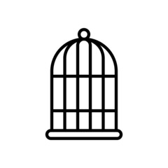 Simple icon of bird cell