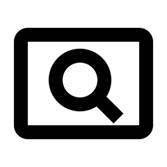 Pageview Icon, Search Vector
