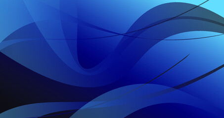 Abstract blue background with lines