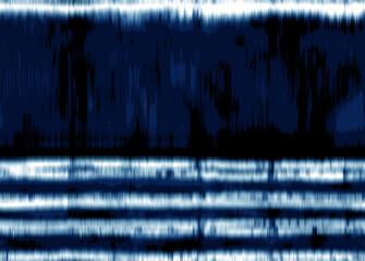 Indigo Blue Shibori Tie dye fabric texture pattern. White and Blue colors © PATTERN_SPIRIT