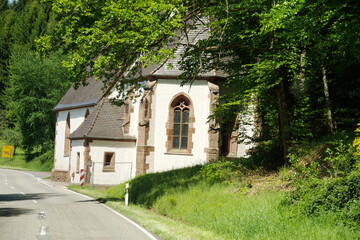 Fototapeta na wymiar Germany 2017, May, St. Anna-Kapelle in Niederschlettenbach