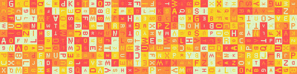 Abstract Geometric Pattern generative computational art illustration