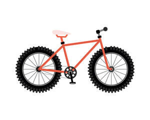 Fototapeta premium mountaineering bike sport