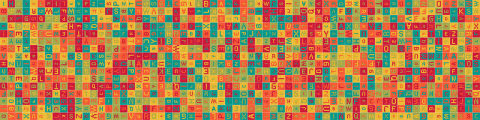 Abstract Geometric Pattern generative computational art illustration