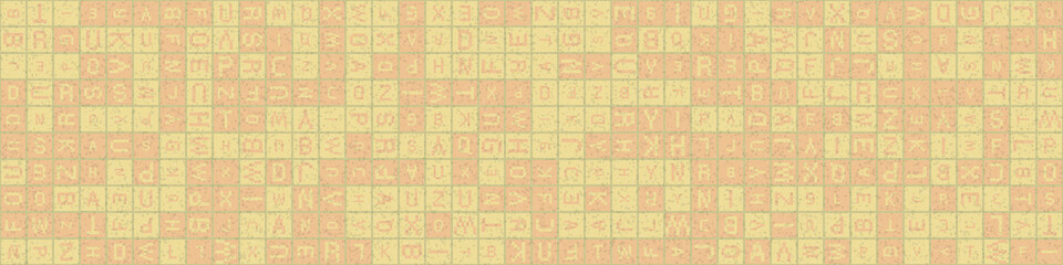 Abstract Geometric Pattern generative computational art illustration