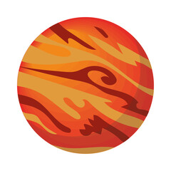 planet icon flat