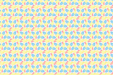 seamless pattern with beach balls