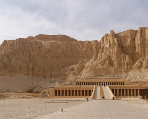 The Mortuary Temple of Hatshepsut, in Deir el-Bahari, near Luxor, Egypt