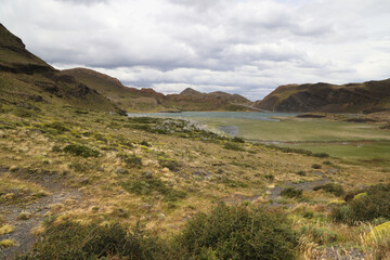 Fototapeta na wymiar Landscape of Torres del Paine National Park, Chile
