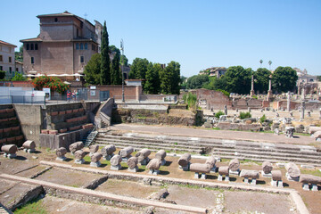 Fototapeta premium Rome, Italy - June 17 2013:Rome Forum