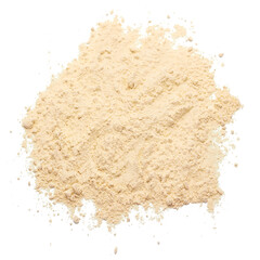 A dry mixture for making a sports or diet drink. Sports nutrition, fitness diet and nutrition concept - protein shake powder on a white background.