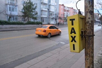 Commercial taxi.