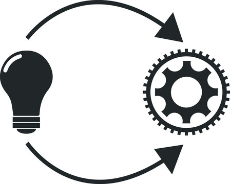 Modern Implementation Vector Line Icon