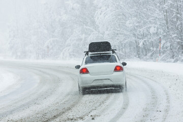 Winter wonderland landscapes. Trees covered with snow. Everywhere is white. Cold weather. Beautiful background images. Yedigoller National Park, (Yedig&ouml;ller Milli Park), Bolu Istanbul, Turkey.