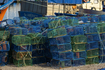lobster pots on the street