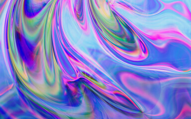 Abstract gradation of glass, 3d rendering.