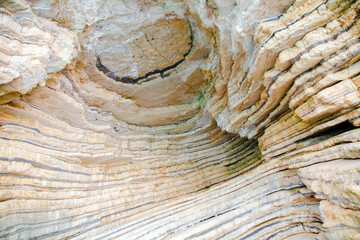Corfu, Greece sea coast and rocks
