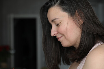 Fototapeta premium Portrait of a woman 40 years old
