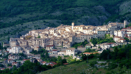 Barrea, old village in Abruzzi, Italy