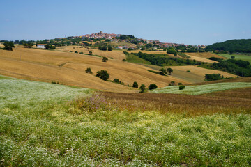 Obraz premium Landscape in Campobasso province, Molise, Italy