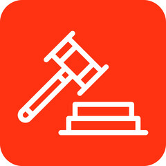 Auction Vector Icon Design Illustration