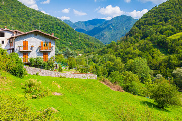 Lavenone village or comune in the province of Brescia, in Lombardy Italy .