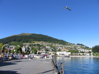 ニュージーランド、青空
