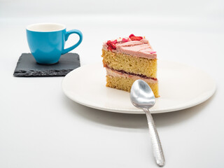 Piece Valentine's day cake