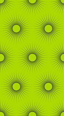 Seamless radial halftone background. Dotted texture pattern. Fireworks explosion backdrop with dots. 