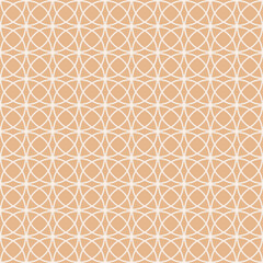 Seamless pattern with beige geometric design.