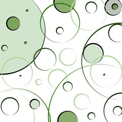 background of large and small circles on a white background, abstraction