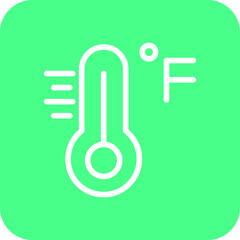 Fahrenheit Vector Icon Design Illustration