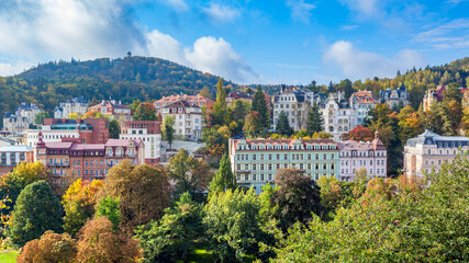 Karlovy Vary in the Czech Republic