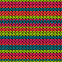 Fototapeta na wymiar Fashionable horizontal stripes knitting texture