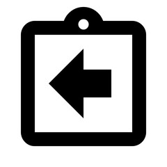 Assignment Return Icon, Assignment Return Vector

