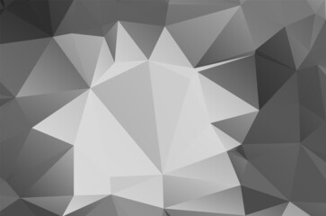 black gray geometric pattern triangles polygonal design for web and background, application