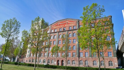 Die Walzmühle Frontal in Ludwigshafen am Rhein, Rheinland-Pfalz, Deutschland.