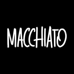 Handwritten fonts for bar menu words. Drink Names for your business Sloppy style graffiti wall title. macchiato