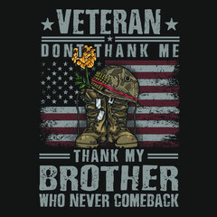 veteran army boot illustration vector graphic