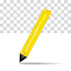 3D pencil icon design vector file