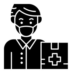 medical glyph icon