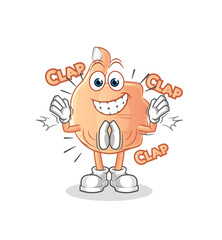 thumbs up applause illustration. character vector
