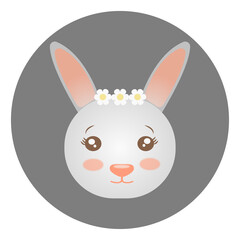easter bunny icon