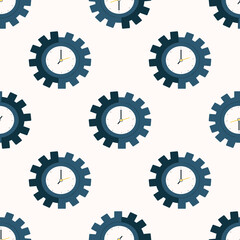 The pattern of the clock icon in the settings on a light background