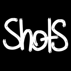 Handwritten fonts for alcohol bar menu words. Drink Names for your business. Bold chalky looking dynamic calligraphy work on the board. shots