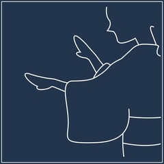 silhouette of a person