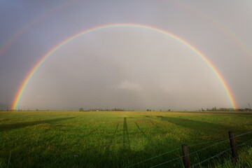 Rainbow over Aukland, Auckland New Zealand