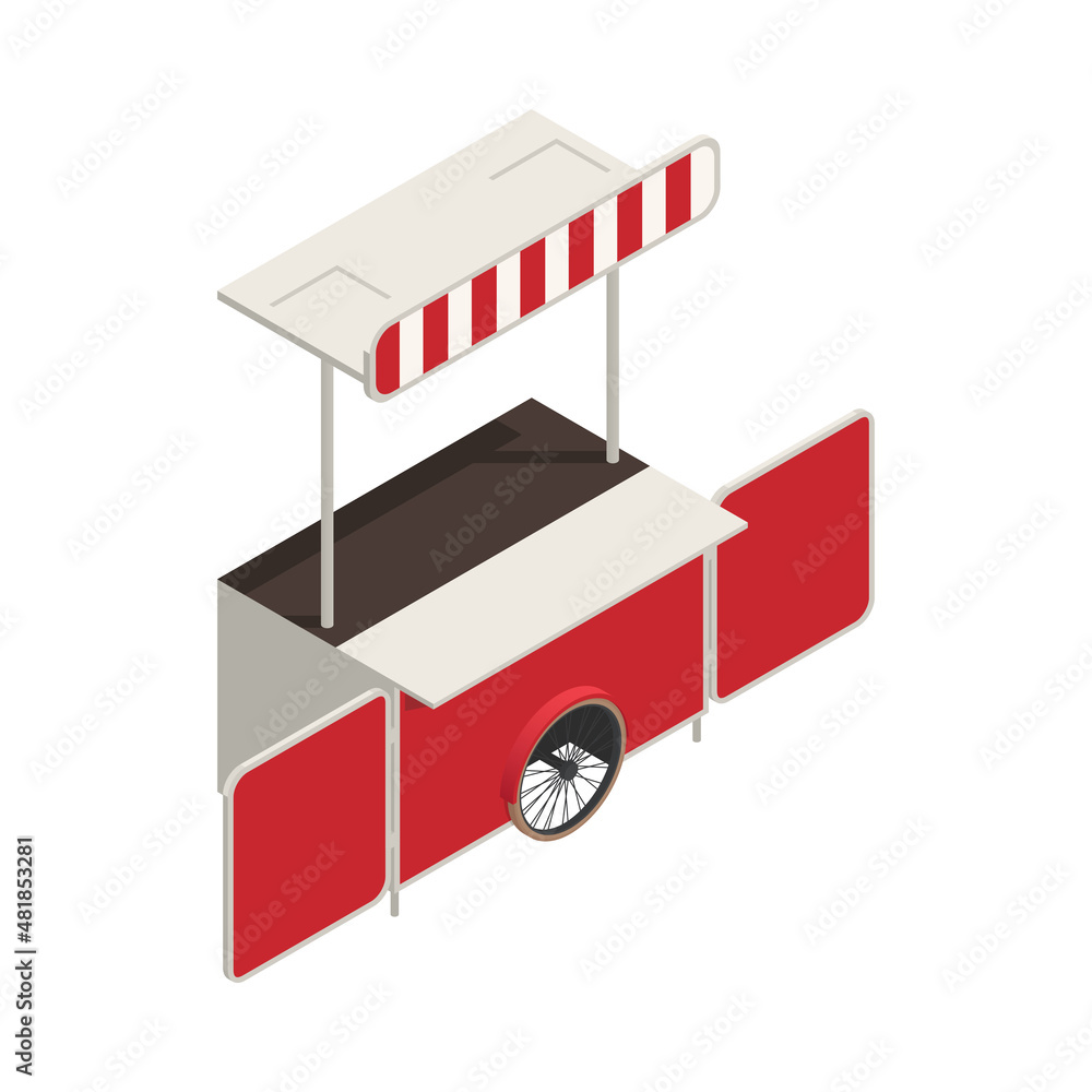 Canvas Prints street cart icon