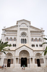 Fototapeta na wymiar Saint Nicholas Cathedral in Monaco.